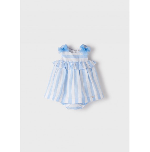 Vestido rayas ECOFRIENDS recién nacida niña MAYORAL 1865