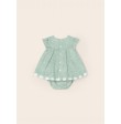 Vestido de lino para recién nacido bebé niña MAYORAL 1821