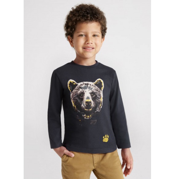 Camiseta manga larga oso niño ECOFRIENDS MAYORAL 4006