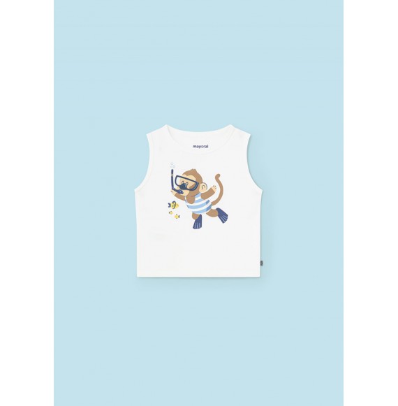 Camiseta tirantes  SUMMER PLAY bebé niño  MAYORAL 1036